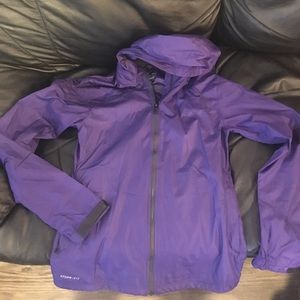 purple nike rain jacket